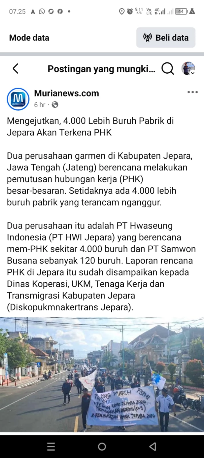 Muria Bisnis dan Solusi di Tengah Ancaman PHK Massal Buruh Pabrik Jepara